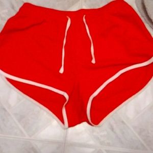 Red shorts